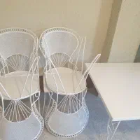 میز و صندلی فرفورژه باغی