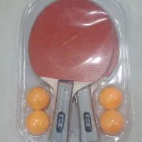 دسته پینگ پنگ دو عدد با چهار عدد توپ