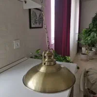 لوستر تک شعله قطر50 برند ایکیا جنس برنزو چراغ خواب