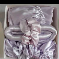 پک اقتصادی کرلی مو روبالشتی و کلاه خواب