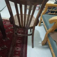 صندلی چوبی عتیقه لهستانی ۷۰ سال قبل