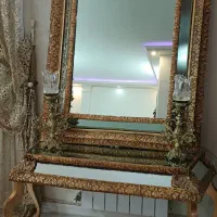 ست کنسول و آینه آنتیک آینه‌کاری / دکوراتیو و مجلسی