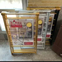بند رخت فلاور رنگ مشکی طلایی و طلایی دو عدد موجود