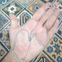 زنجیر استیل مردانه نو‌ طنابی ظریف