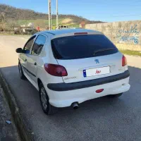 پژو۲۰۶ تیپ ۵ مدل ۹۵ ال رنگ بیمه ولاستیک فول
