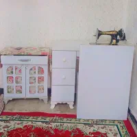 چرخ با میز صندلی میز اتویی با بوفه