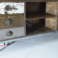 میز تلویزیون پوست به همراه فایل پوستی آستان قدس