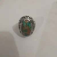 انگشتر فیروزه حدود 30گرم کاردستی زنجان