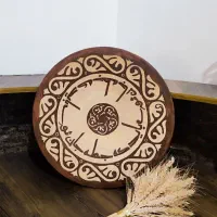 بشقاب کالیگرافی سفالی