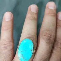 انگشتر مردانه فیروزه  نیشابور با کیفیت