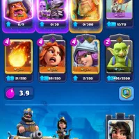 اکانت کلش رویال مکث13..8تکامل..ویزارد قهرمان و