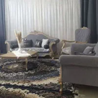 مبل راحتی استیل طوسی وخودرنگ