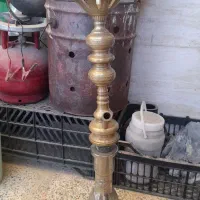دو عدد قلیان تنه برنجی سنگین