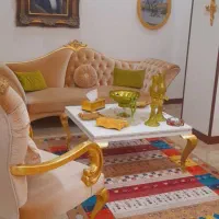 مبلمان استیل ورق طلا