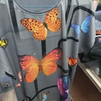 تی شرت پروانه لانگ وشلوار گیاهی