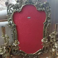 آیینه و شمدان برنز