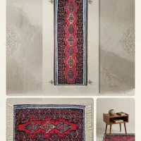 ست ۳ تکه کناره و پادری دستباف سنندج