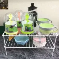 راف یا نظم دهنده فلزی کابینت 1 طبقه و 2 طبقه