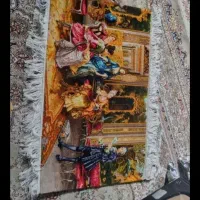 تابلو فرش دستباف چله ابریشم