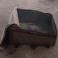 باربند فلزی با روکش چرم مصنوعی