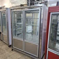 یخچال فریز ویترینی قصابی گوشت ماهی استیل