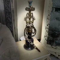 قلیان برنز با تمام وسایل