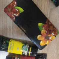 کیف پول چرم نقاشی شده