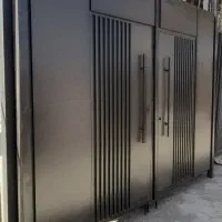 درب باغی ویلایی1836jدرب ورودی پارکینگ دروازه17261s