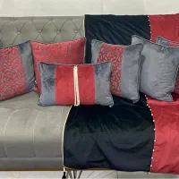 کوسن، شال مبل، پرده
