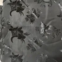 چادر مشکی طرح دار  قواره دوخته نشده