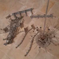 استند سه طبقه جوراب سیخک ریلی و رگال تیله ای سرپیچ