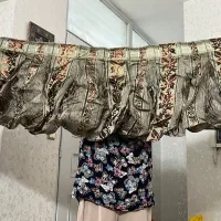والان پفکی جنس ساتن تافته زرکوب