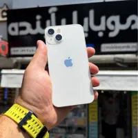 آیفون ۱۳ حافظه ۱۲۸ سفید باتری ۱۰۰ تعویض شده