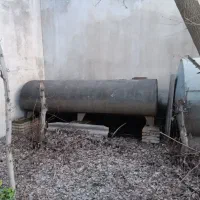 مخزن آب فلزی گالوانیزه افقی