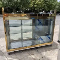 یخچال آکواریومی جهان انجماد باموتورفابریک باضمانت