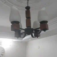 ۳ عدد لوستر فلز،چوبی