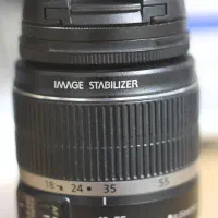 لنز Canon EF-S 18-55 IS سالم + فیلتر UV کانن