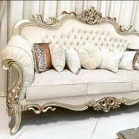 مبل مدل مرواریدبا روکش طلایی %خرید حضوری از تولیدی