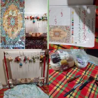 قالیبافی ابریشم