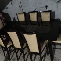 میز نهارخوری هشت نفره