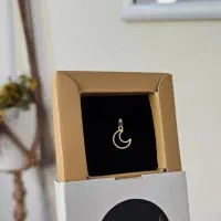 پلاک گردنبندی ماه ( طلا ۱۸ عیار)
