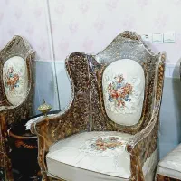مبل ۹ نفره سلطنتی ، با چوب گردو