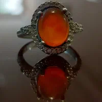 انگشتر نقره زنانه عقیق