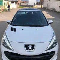 پژو 207 پاناروما سقف شیشه ای 1400 درحد خشک