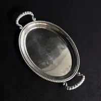 سینی آنتیک نُقره