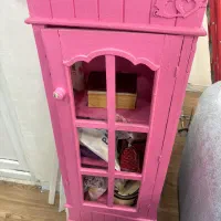 کمد ویترین چوب