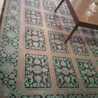 دو تخته فرش ماشینی بلژیکی تمیز در حد نو