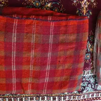 دو عدد جاجیم دست باف قدیمی