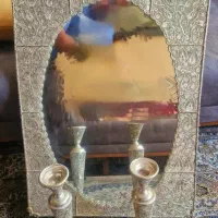 آیینه شمعدان سیلور ملیله کاری اصفهان