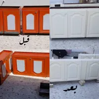 رنگ امیزی در وپنجره سایبون  اشیای فلزی|خدمات پیشه و مهارت|سوسنگرد, |دیوار